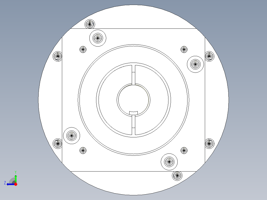 直齿孔PLE120-L2-LC 19-70-90-M5.stp右视图