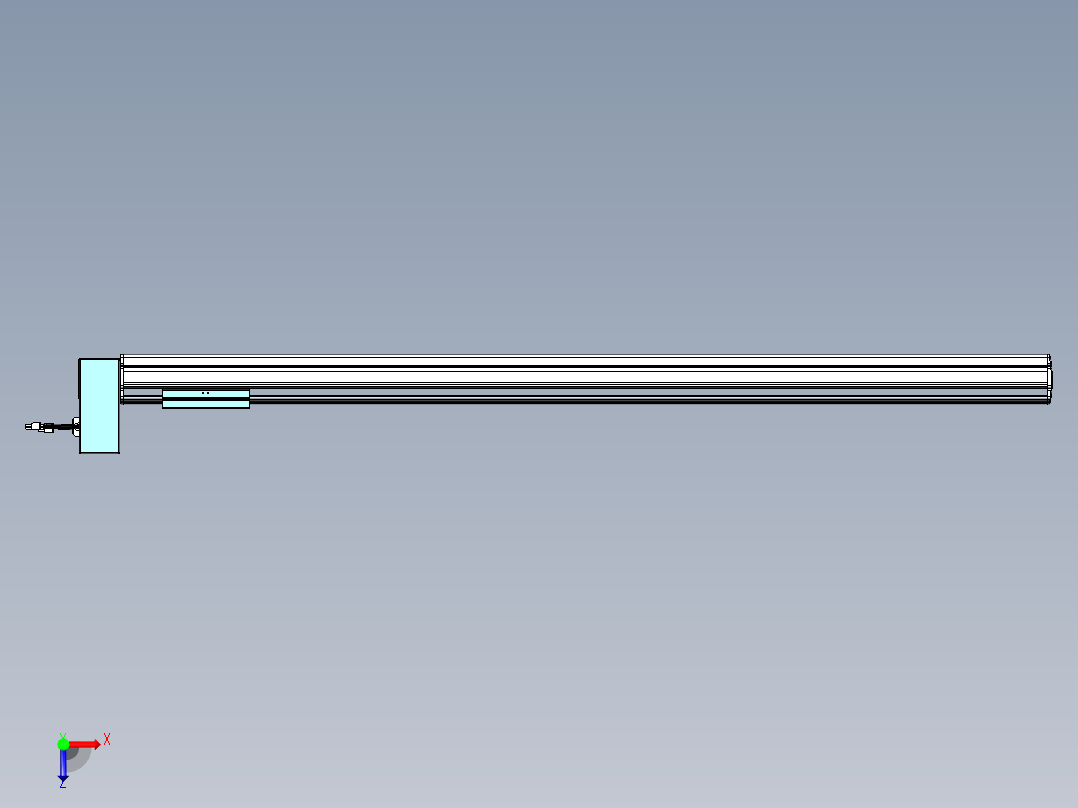 威洛博VBF同步带传动一般环境VBF14-L45-S1200-BRU-ZP40-C3俯视图