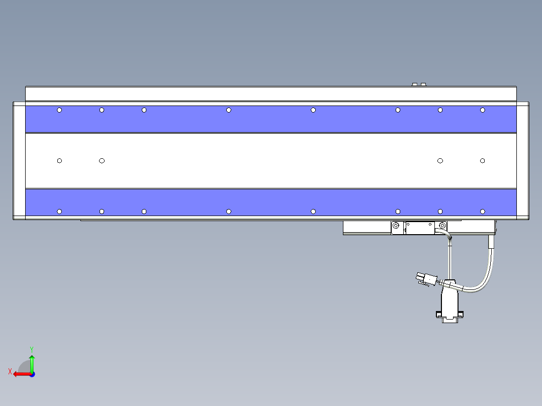威洛博VL系列3d模型模组VL14S2Y-S350后视图