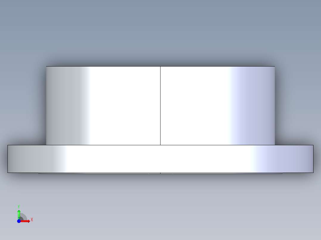 聚氯乙烯配件26-Sch80_Flange Vanstone_SOC_854-120_12in前视图