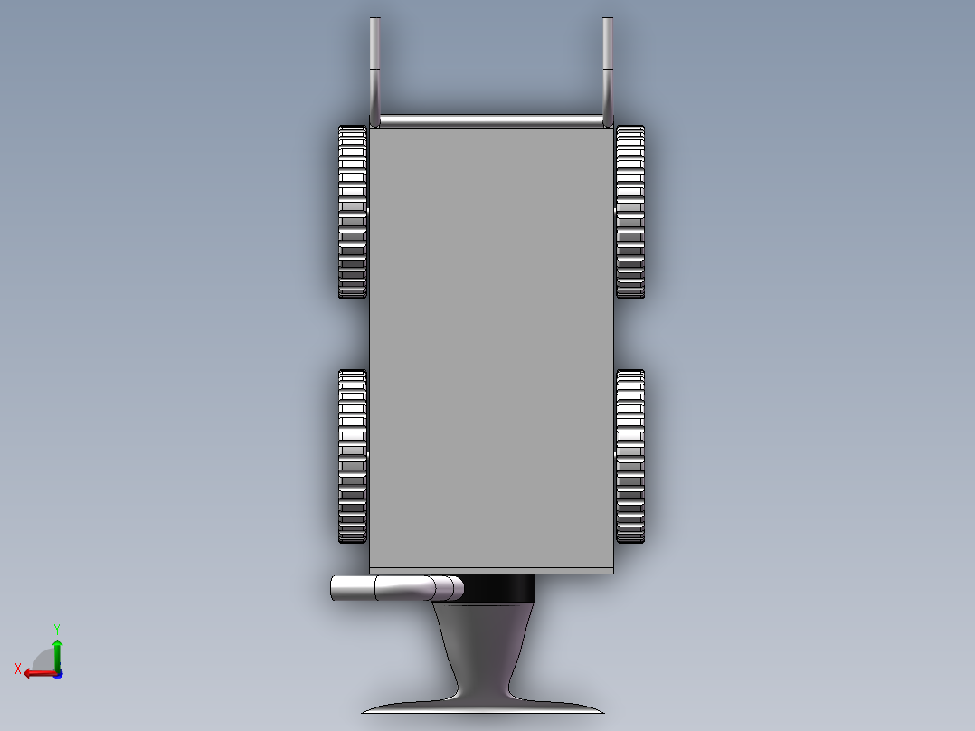 清雪车模型后视图
