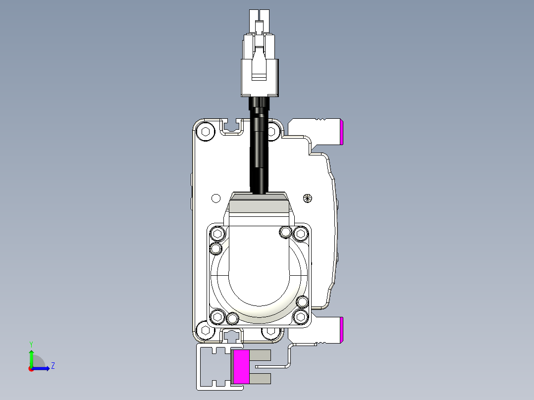 威洛博QF8-Lxx-C-S240-BC-ZP10-C3左视图