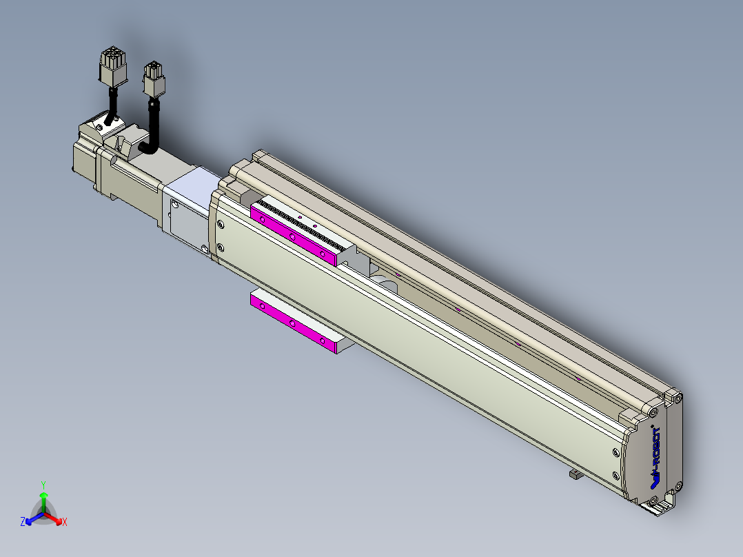 威洛博QF8-Lxx-C-S240-BC-ZP10-C3正等轴测图