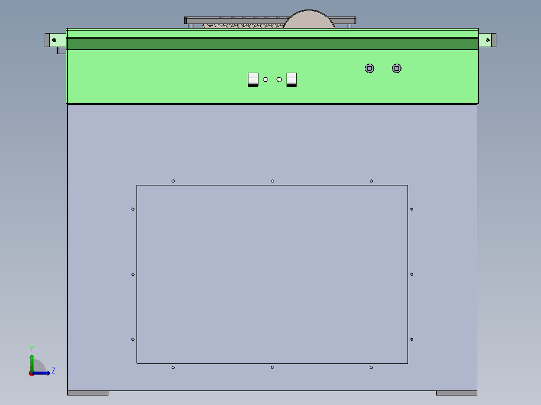 PCB板存板自动送料机左视图