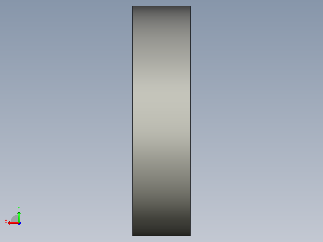 基恩士CZ-60_bracket2_kc图纸模型后视图