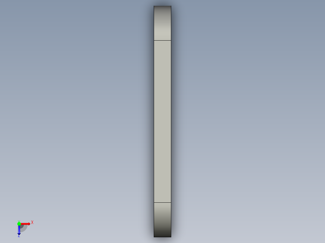 基恩士CZ-60_bracket2_kc图纸模型俯视图