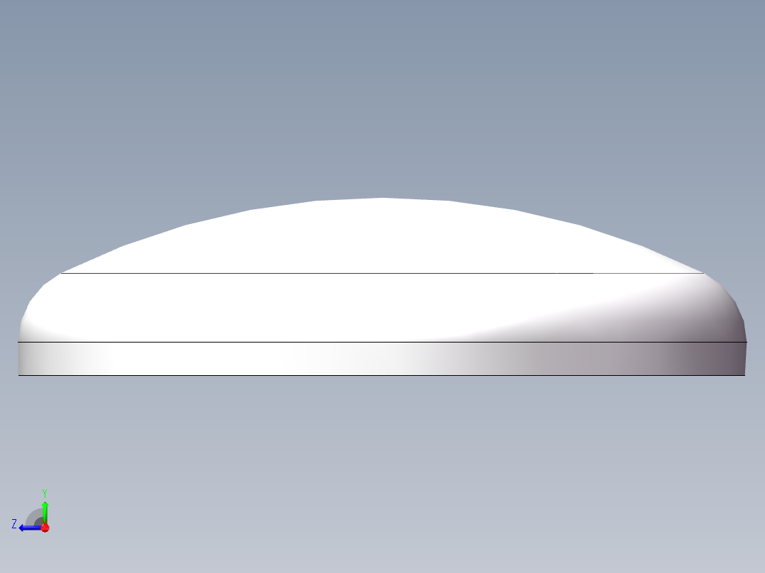 THA碟形封头DN550右视图