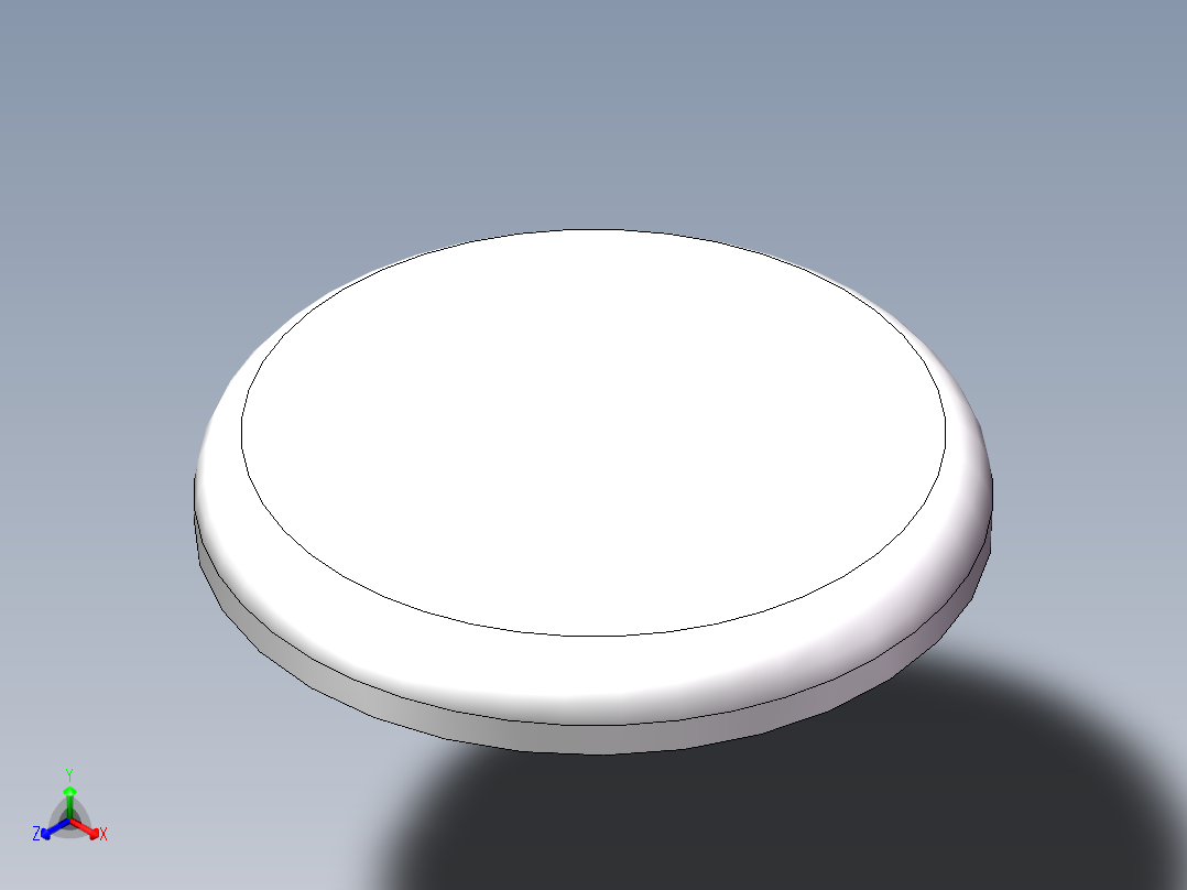 THA碟形封头DN550正等轴测图