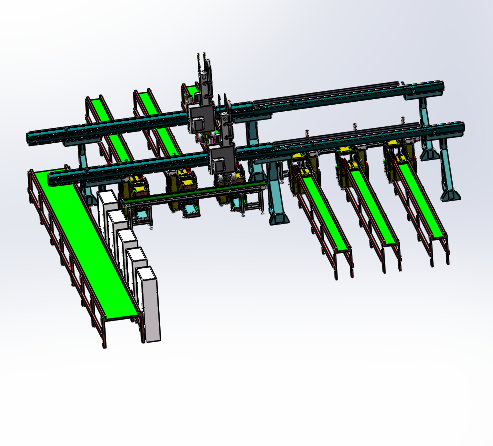 精密全自动电路贴片生产线设备设计