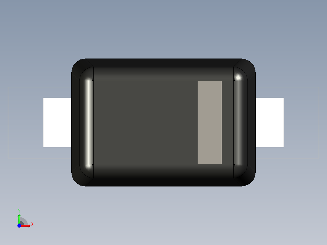 分立半导体元件封装-SC-79前视图