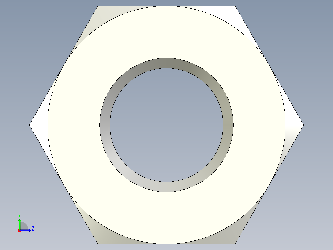 螺母-Nut_M9-4-16-30-30.stp左视图