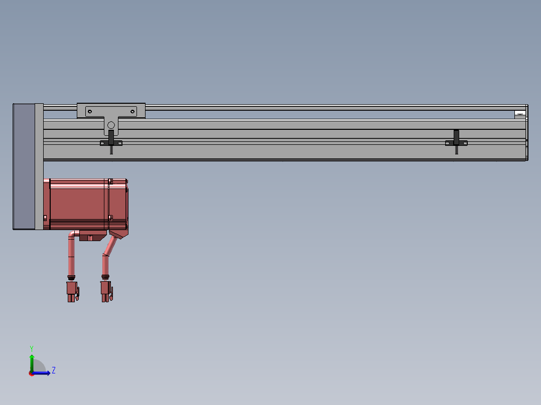精密模组MY80S-T10-400L-P20B-BM-C4左视图