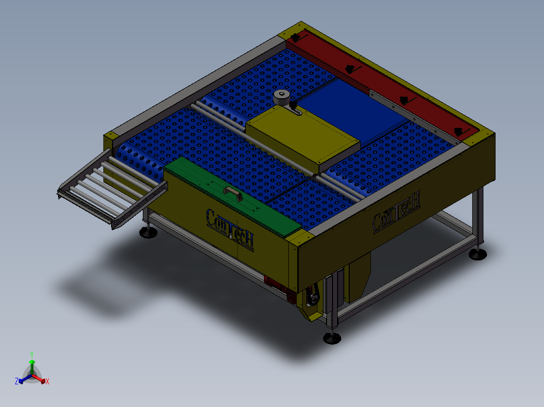 输送机正等轴测图