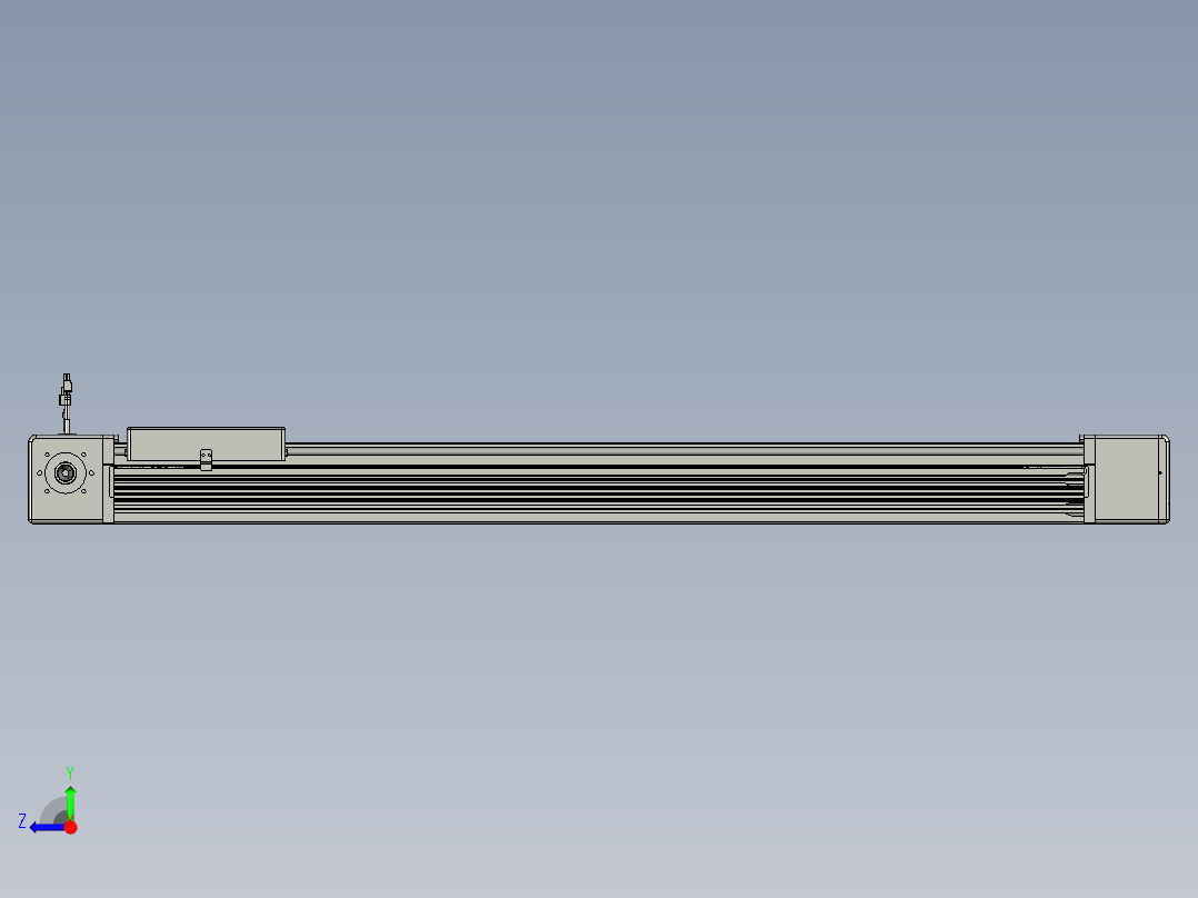 威洛博直线电机模组EB16-L208-S1050-R-ZP75-MS3-5K右视图