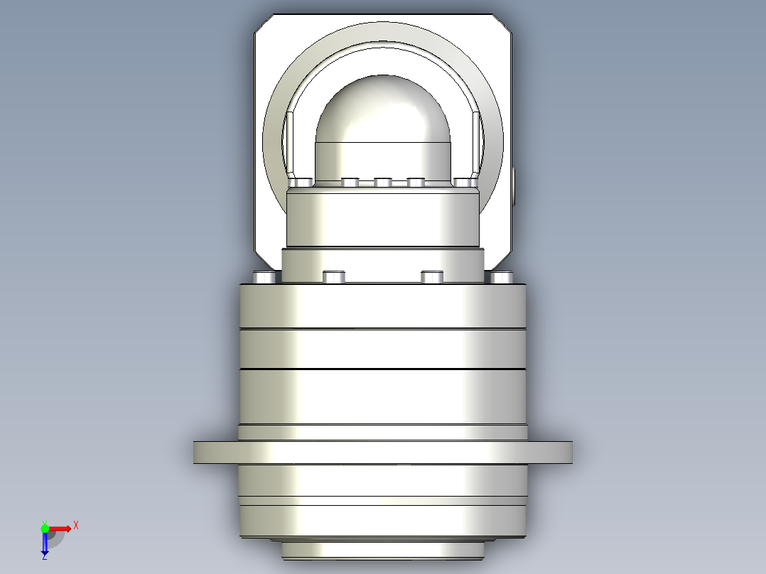 多摩川行星减速机TDR-090-L2-19DC19俯视图