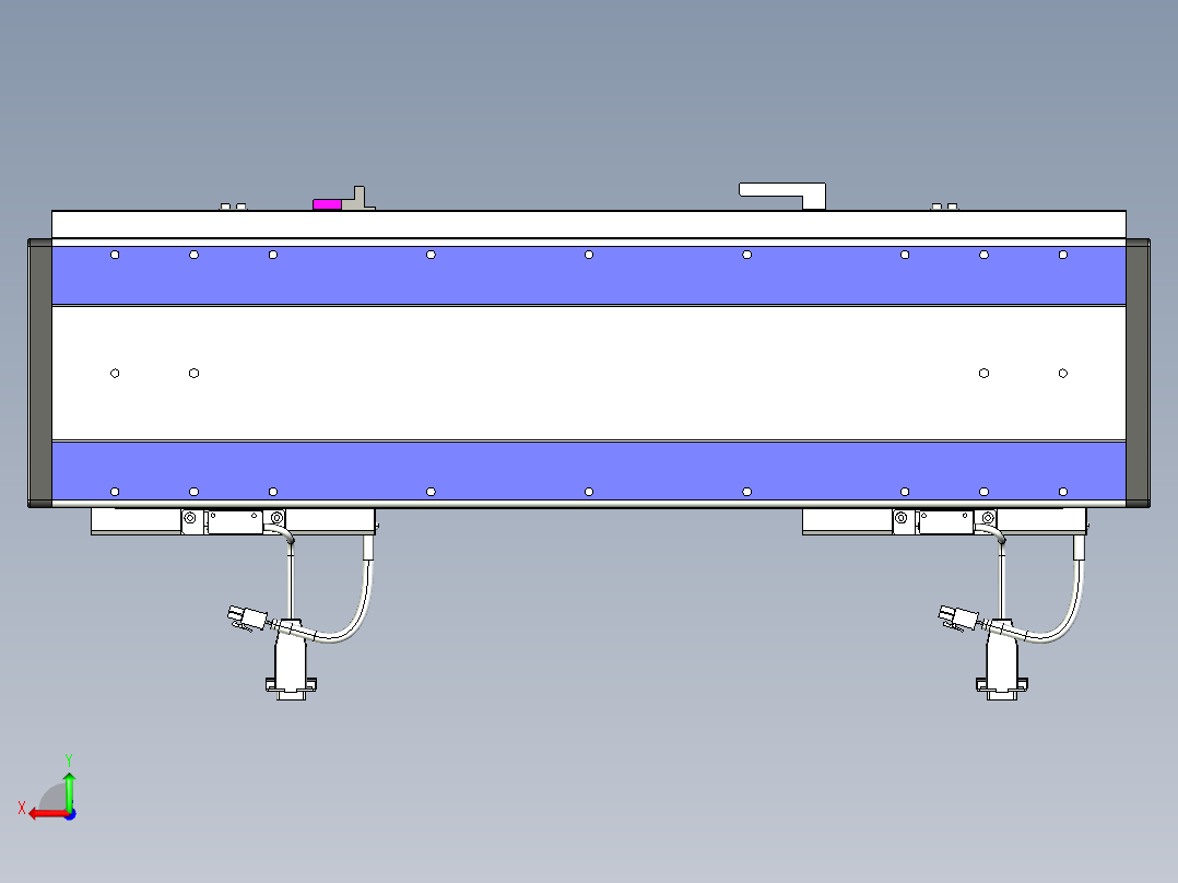 威洛博VL系列3d模型模组2VL17E2Y-S250后视图