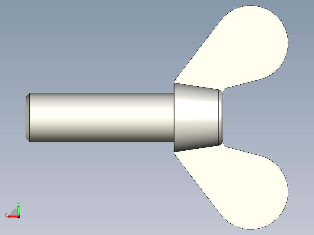 带耳螺钉-DIN_316_Wing_screws_20x2.5x60-52.5-29_90_6.9_46.5_20.stp后视图