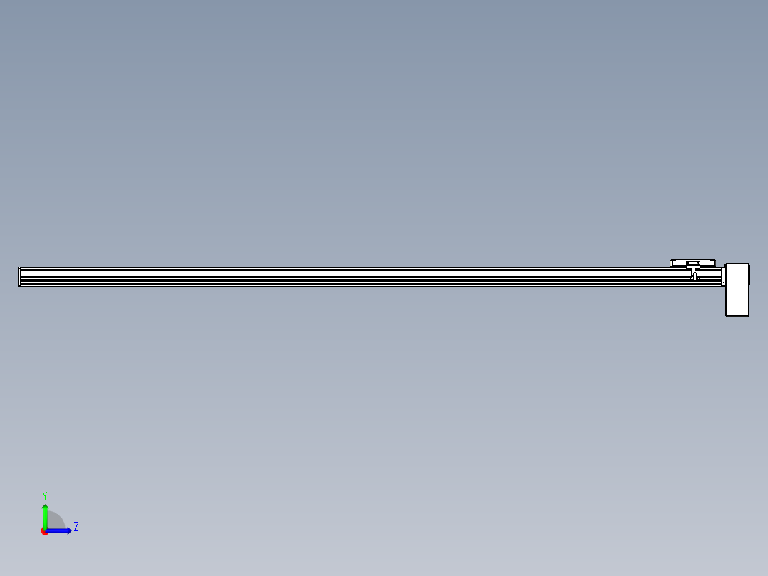 同步带全封闭直线模组TPA-HCB-105D-90-L1800-LP-C-P20-N3左视图