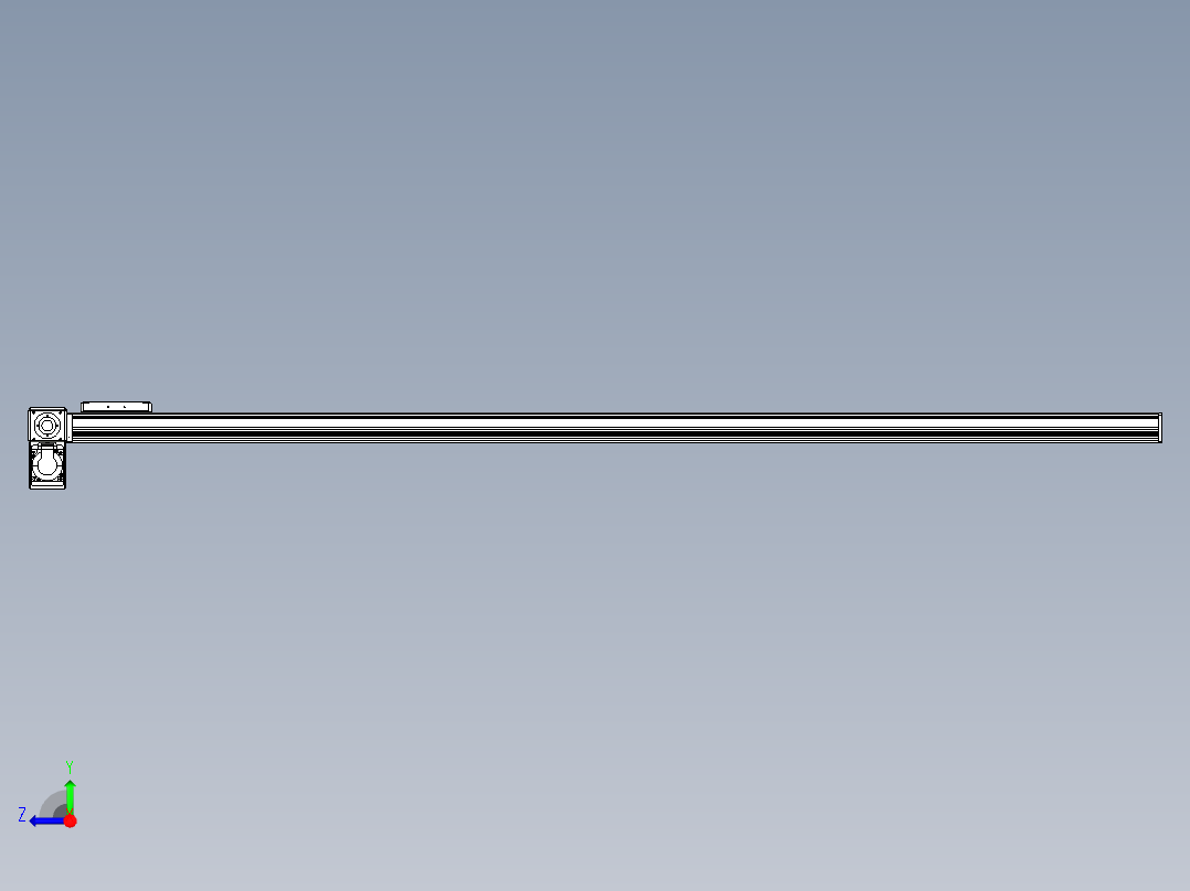 同步带全封闭直线模组TPA-HCB-105D-90-L1800-LP-C-P20-N3右视图