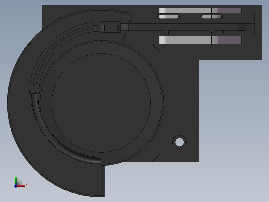 振动盘 3D模型前视图
