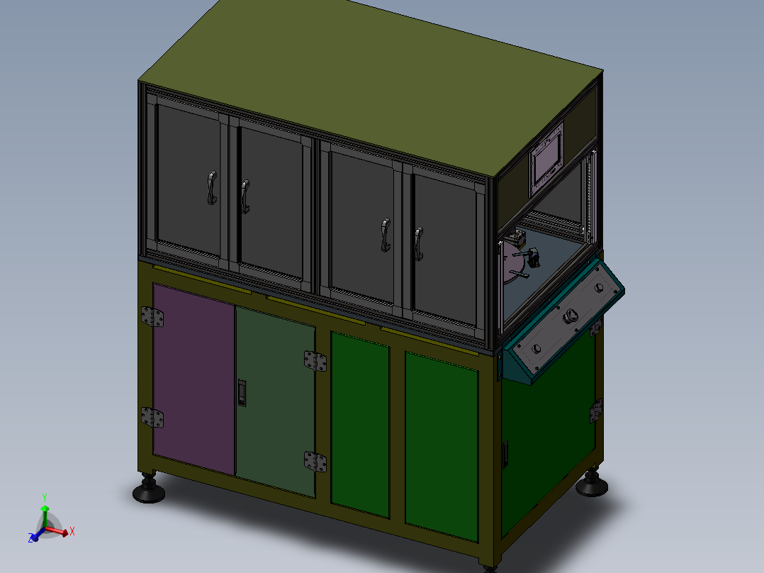 USB贴膜机 <span style='color: red'>3D</span>模型 非标自动化设备<span style='color: red'>3D</span>图纸<span style='color: red'>3D</span>模型