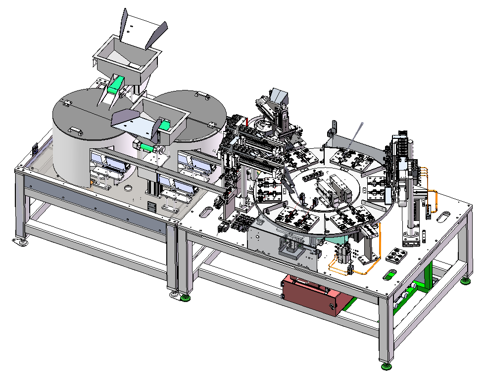 小电机齿轮箱装配设备sw16可编辑