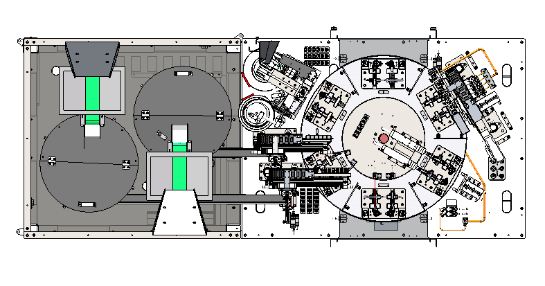 小电机齿轮箱装配设备sw16可编辑