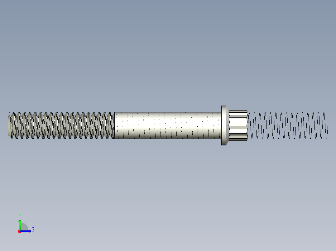 1-4in-20 2long 12-point screws.x_t左视图