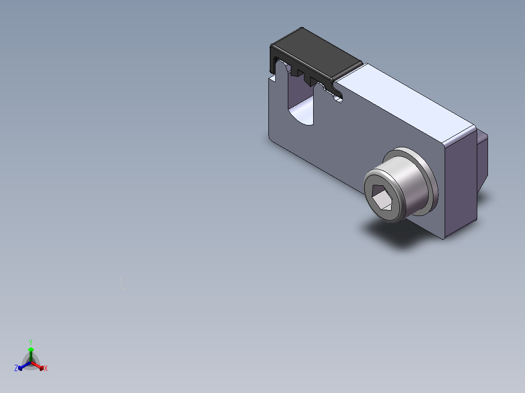 铝型材及其附件8.51.01A.ST-L正等轴测图