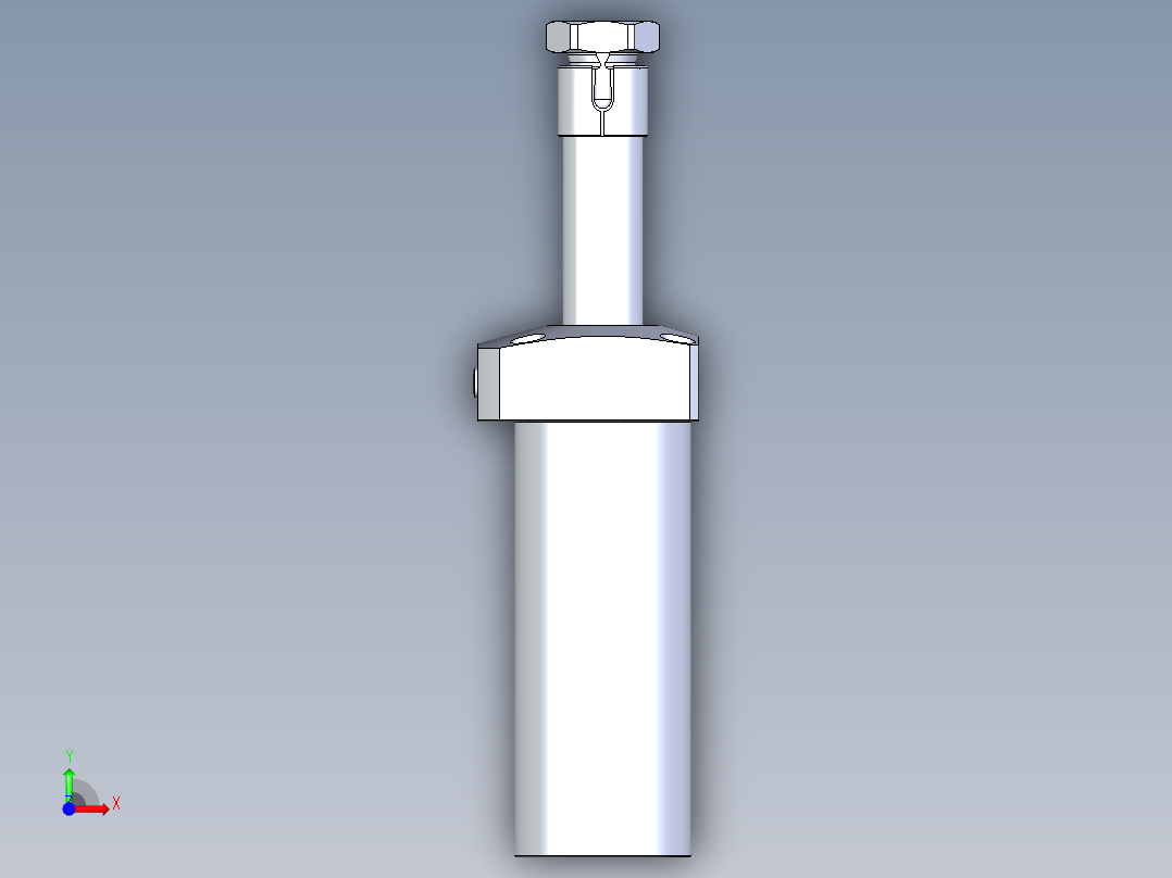 KOSMEKLHA0550-GR-Q45多系列多零件图纸模型前视图