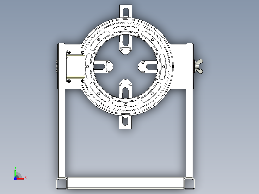 轨道焊接工具前视图