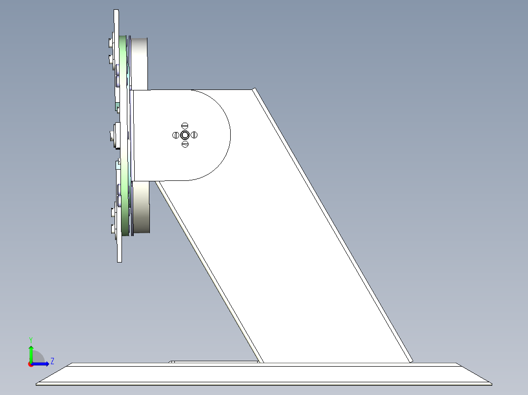 轨道焊接工具左视图