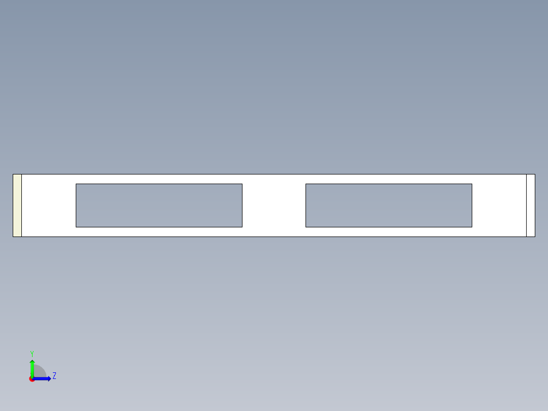 托盘 设计模型 (16)左视图