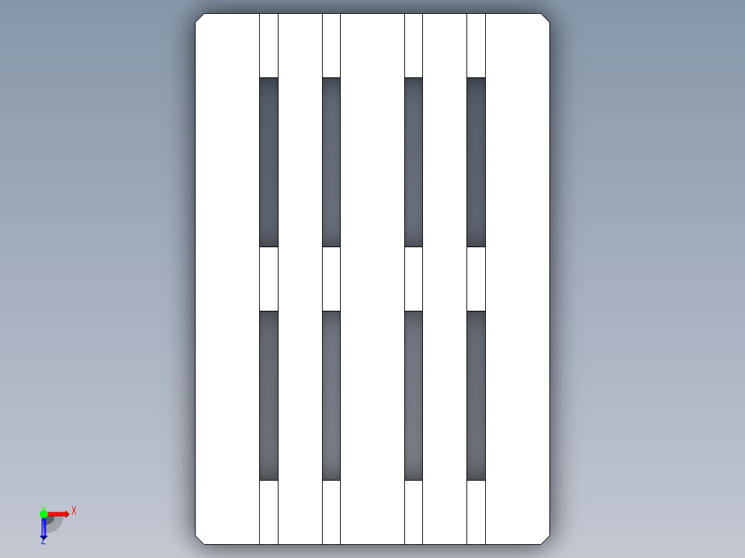 托盘 设计模型 (16)俯视图