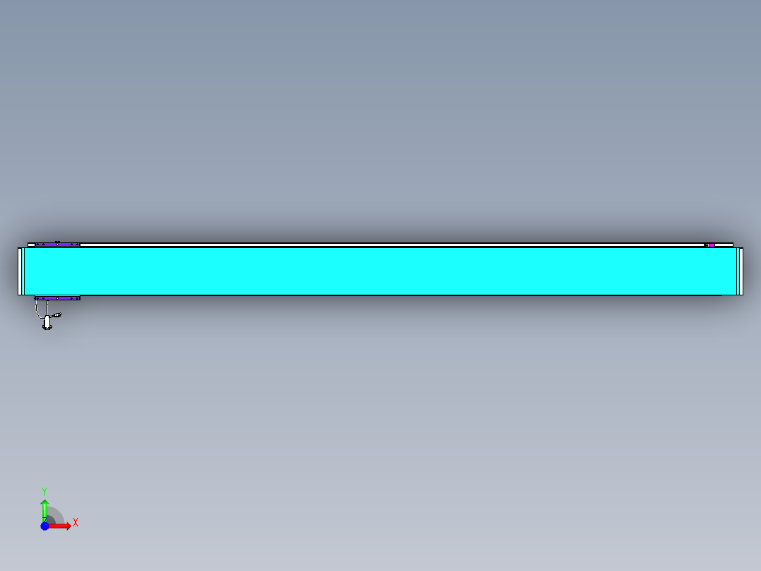 威洛博VL系列直线电机模组-VL17E2-S2300前视图