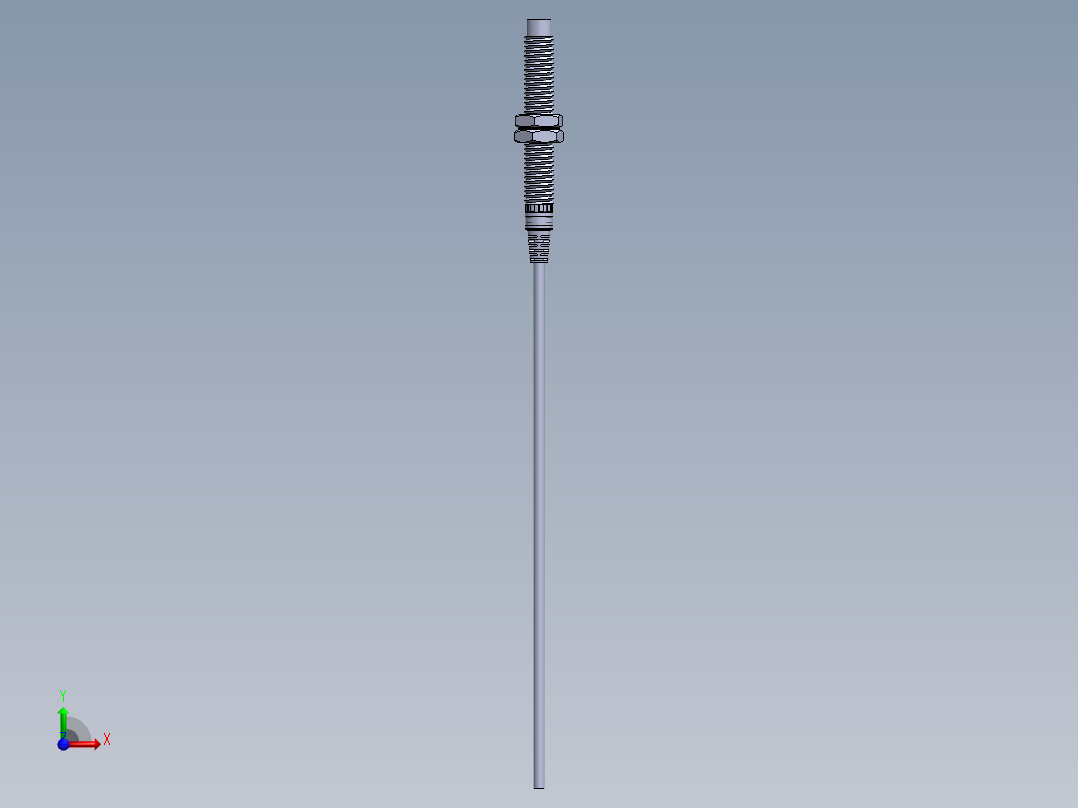 接近开关F3C-08KN02-N 电感式非屏蔽，检测距离2mm前视图