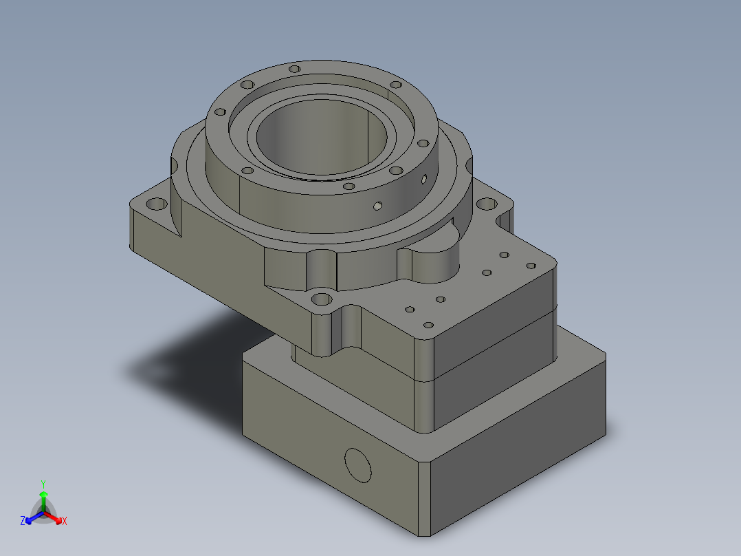 中空旋转平台KFN60-10模型(8-26 38.1-2 4-4.5-47.14-47.14)