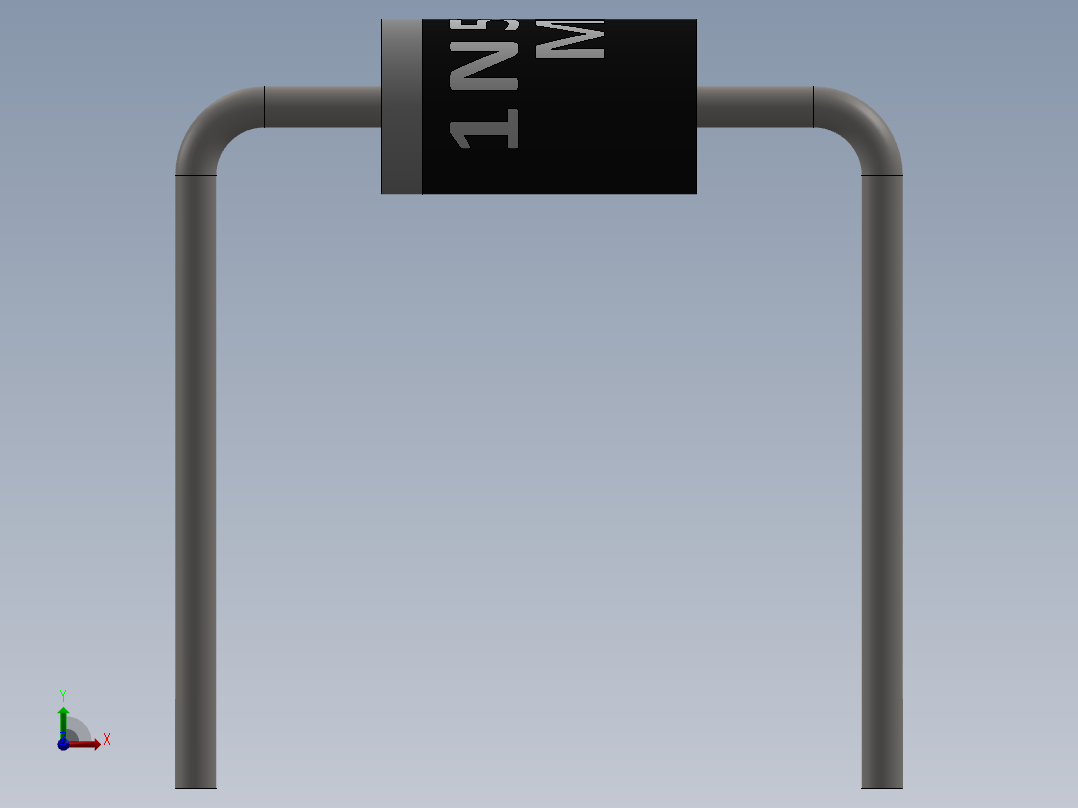 电容器 二极管 电阻器-Rectifier Diode 1N5404前视图