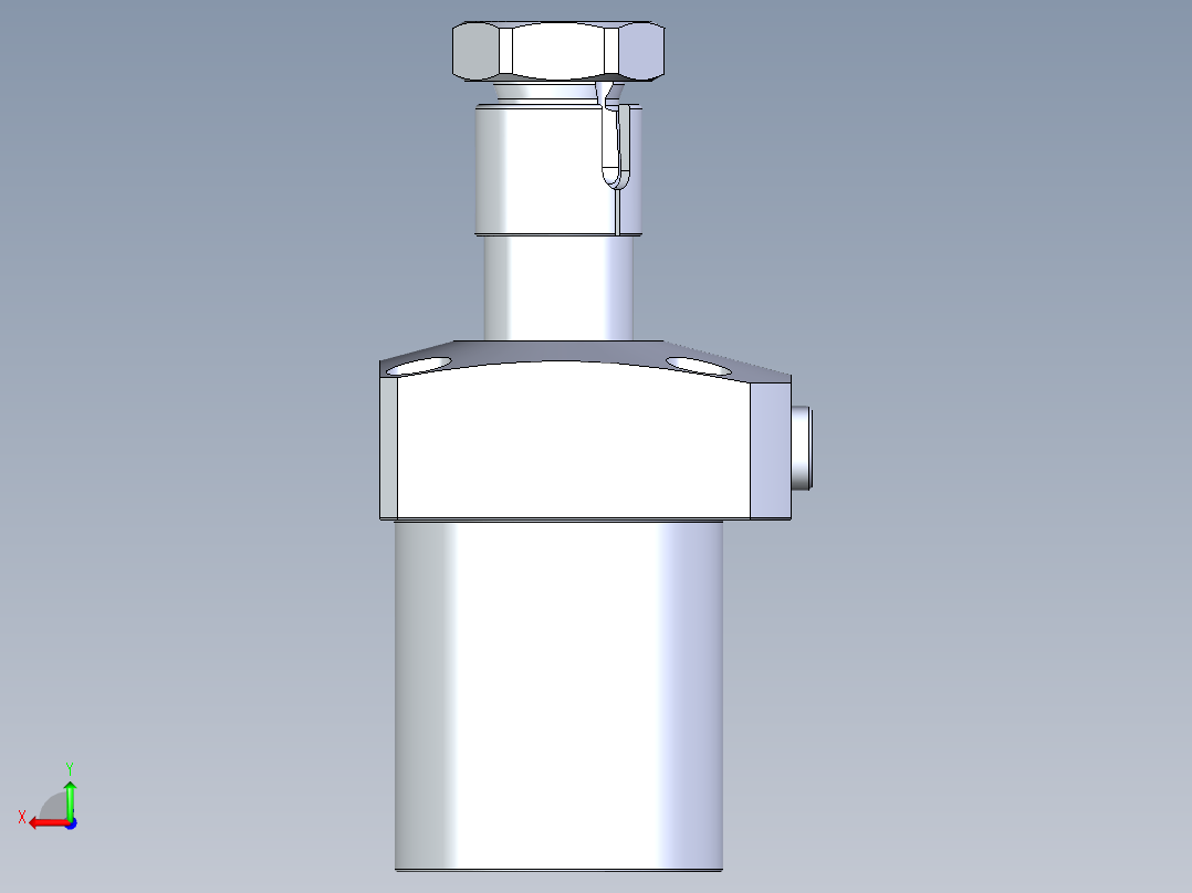 KOSMEKLHA0550-CL-Y45多系列多零件图纸模型后视图