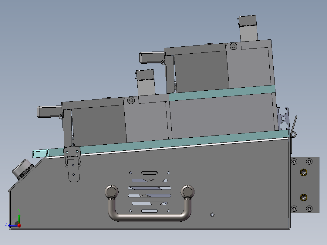 bridge board 测试夹具右视图