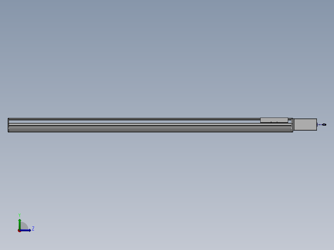 精密模组MT220-L150-2000-L-M75-C4左视图