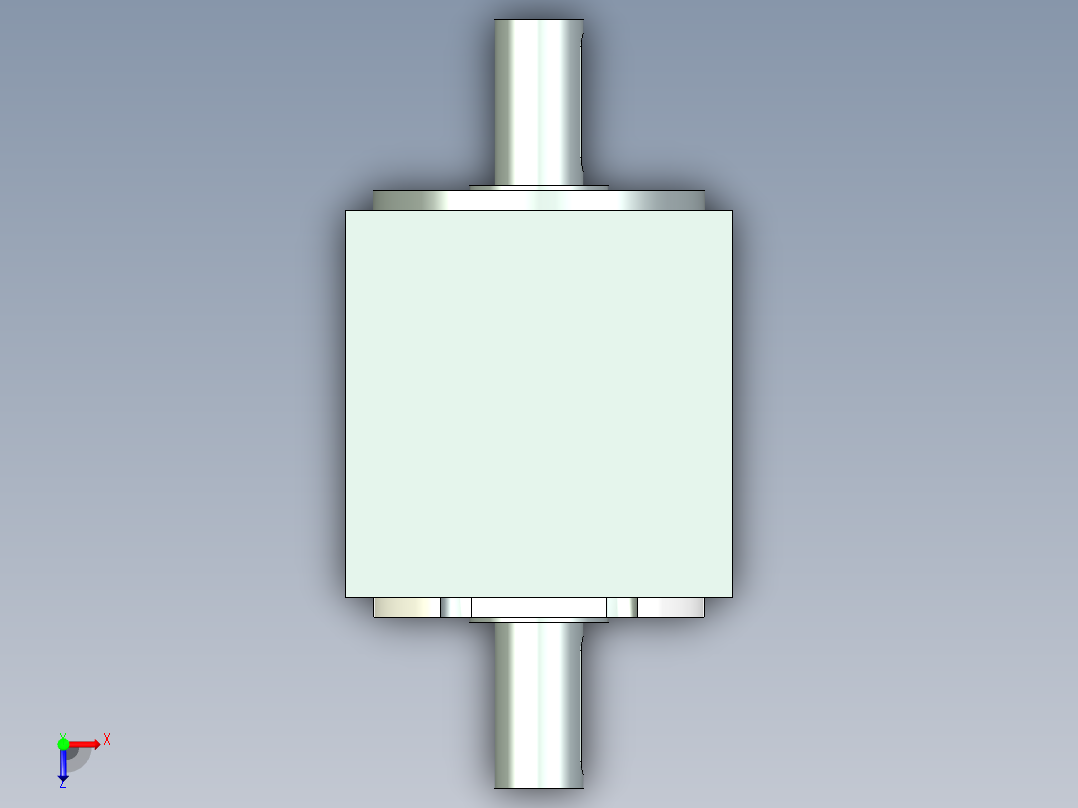 换向器PW70双轴 PLX60-L2 14-50-70-M4.stp俯视图