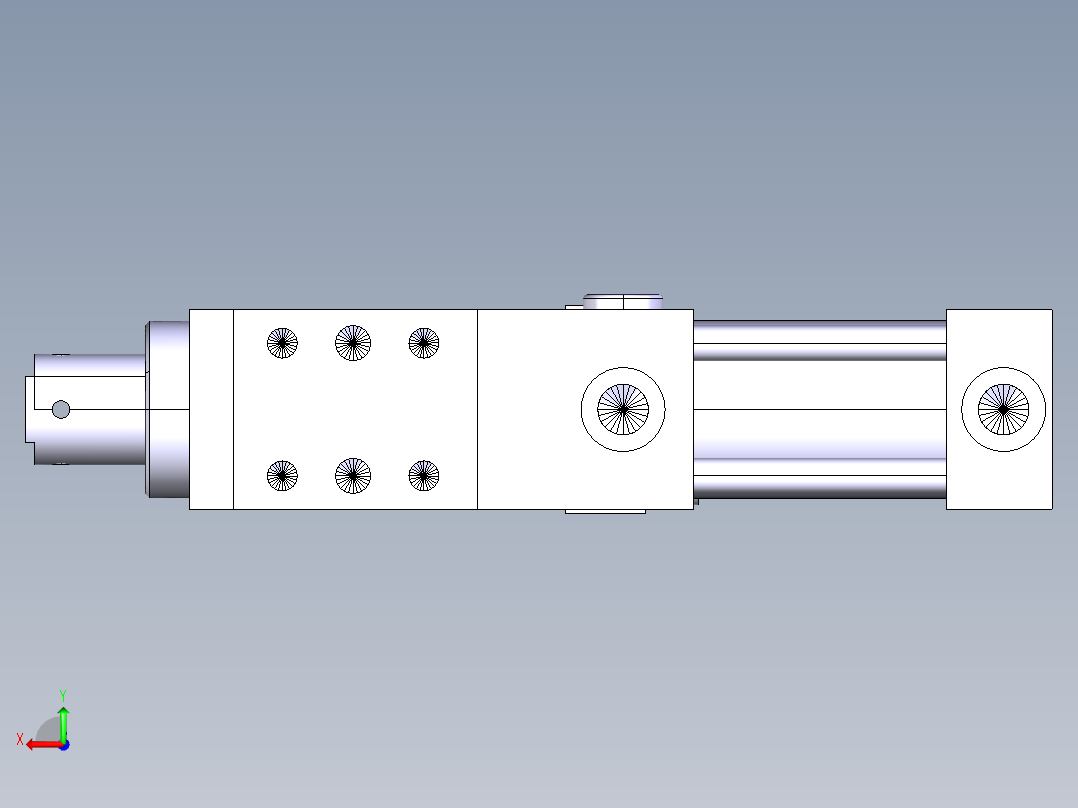 德克斯TUNKERS气缸数模SZK63_A02_T12_TUENKERS后视图