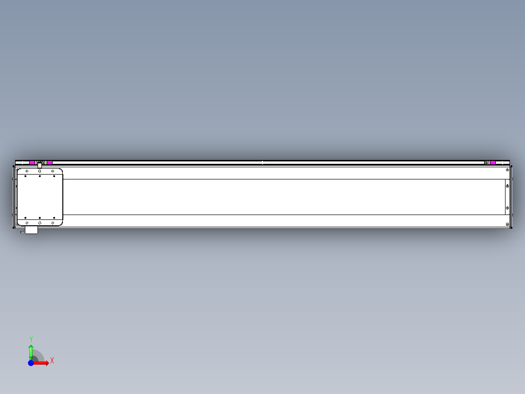威洛博LC系列3d模型模组LC22H1Y-S1550前视图