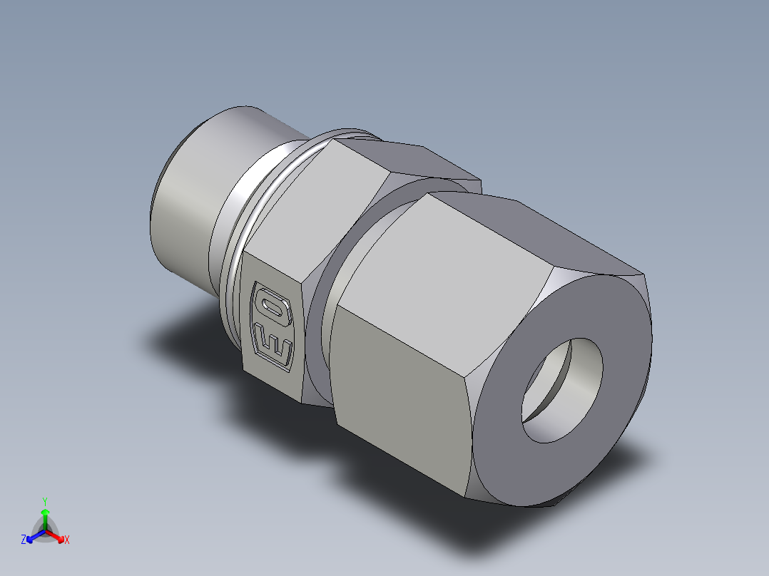 卡套式工业通用硬管接头EO_Male_Stud_connector_GEO10ZSMCF