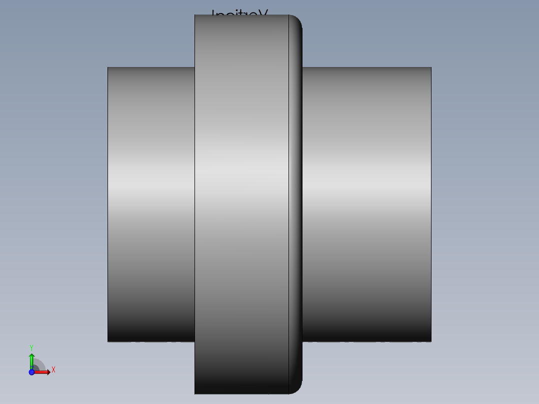 PVC公制管件-63 WALL PVC PIPE FITTING左视图