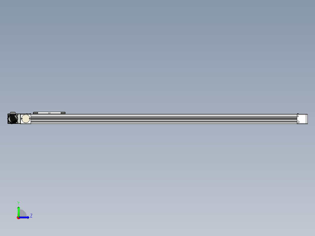 同步带滑台-欧规BC6H-L60-S1500-R-ZP40-D3左视图