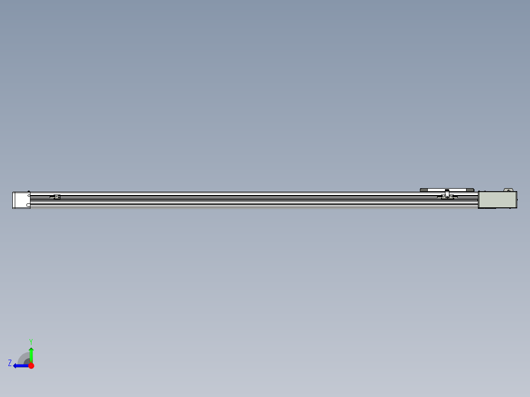 同步带滑台-欧规BC6H-L60-S1500-R-ZP40-D3右视图