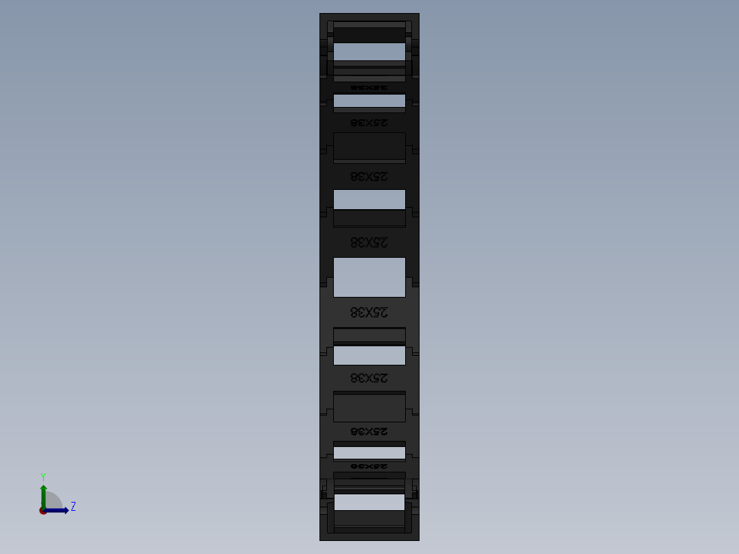 走线链25x38左视图