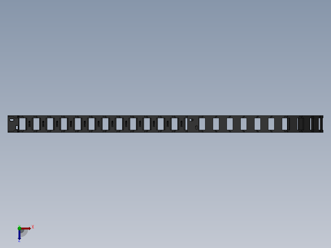 走线链25x38俯视图